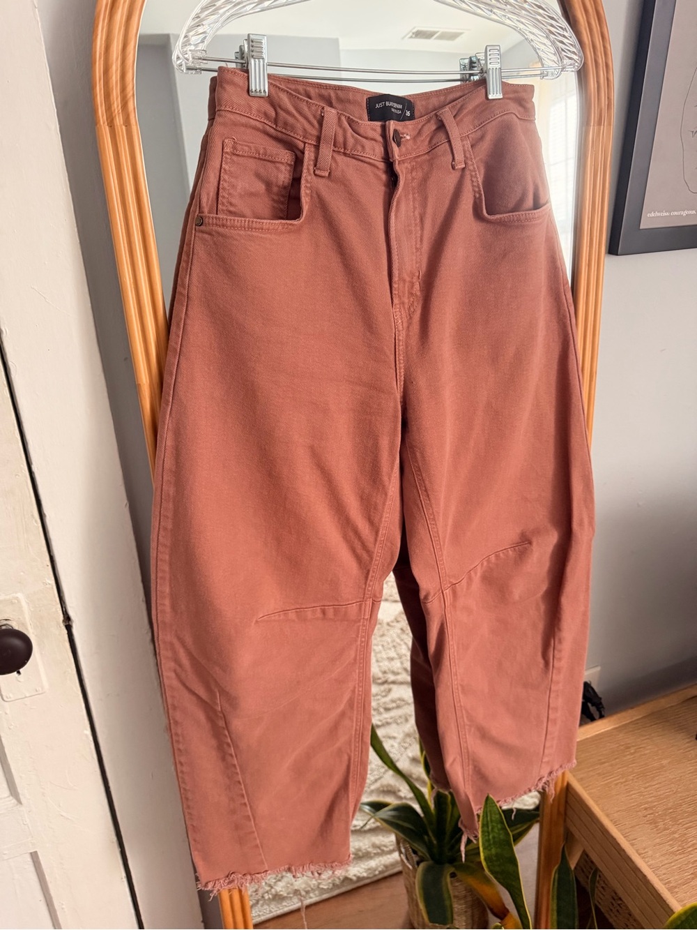 Just Black Denim Barrel Jeans